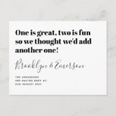 Bébé mignon Numéro 3 Faire-part de grossesse (Devant)