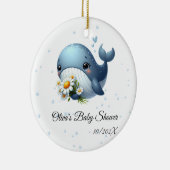 Bébé mignon ornement Baby shower baleine (Droite)