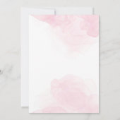 Bébé mignon Ours Aquarelle Baby shower Invitation (Dos)