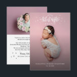 Bébé mignon photo Faire-part de naissance de Noël<br><div class="desc">Notre jolie carte de Faire-part de naissance de Noël est le mélange parfait de joie et d'humour pour annoncer la livraison la plus spéciale cette saison de Noël! Cette carte créative a pour double objectif de diffuser la joie des fêtes et de partager vos nouvelles passionnantes avec votre famille et...</div>
