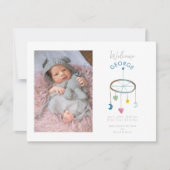 Bébé mignon photo mobile Faire-part bébé (Devant)