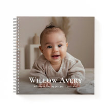 Bébé mignon photo Première année Jalons Livre de m