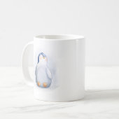 Bébé mignon Pingouin café Mug (Devant gauche)