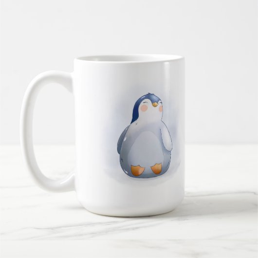 Bébé mignon Pingouin café Mug (Gauche)