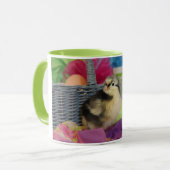 Bébé mignon poussin de Pâques Mug (Devant gauche)