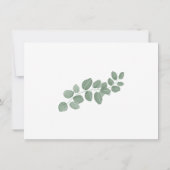 Bébé mignon Redpoll Bird Baby Shower Invitations (Dos)