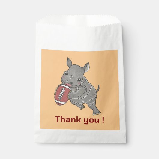 Bébé mignon Rhino Favoriser les sacs (Devant)