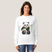 Bébé mignon Sweatshirt Panda (Devant entier)