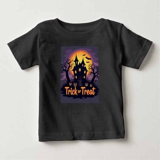 Bébé "Mini Monster : T-shirt Éffrayant pour enfant" (Devant)