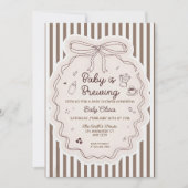 Bébé modifiable est une invitation de Baby Shower (Devant)