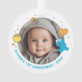 Bébé Monstre de Cookie Premier Noël Photo (devant)