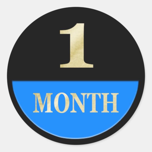 Bébé Monthly Milestones Scrapbook Stickers Journal (Devant)