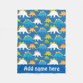 bébé motif dinosaure toece couverture (Devant)