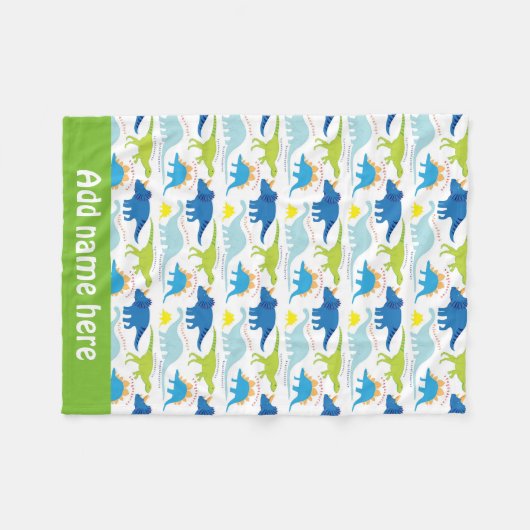 bébé motif dinosaure toece couverture (Devant (Horizontal))