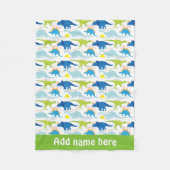 bébé motif dinosaure toece couverture (Devant)