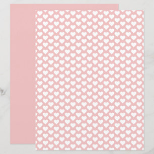 Bébé Motif Papier à rebut rose Coeurs mignons