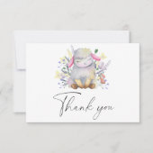 Bébé mouton - Carte de remerciements (Devant)