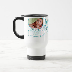 Bébé Mug avec bébé Photo Statistiques de naissance