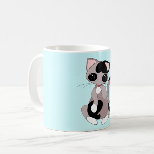 Bébé Mug avec petit chat doux (Devant gauche)