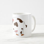 Bébé Mug avec une bonne vache (Devant droit)