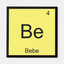 Bebe Naam Chemie Element Periodiek Systeem