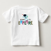 Bébé Né pour Explorer I T-shirt de l'Aventure de l'As (Dos)