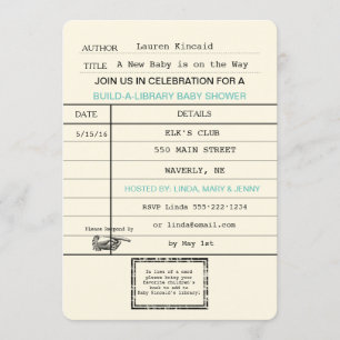 Bébé neutre selon le sexe Douche de la carte Vinta