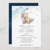 BÉBÉ Oear Twinkle Twinkle Little star Invitation (Devant / Derrière)