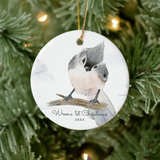 Bébé Oiseau | Ornement de Noël Personnalisé (Arbre)