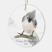 Bébé Oiseau | Ornement de Noël Personnalisé (Gauche)