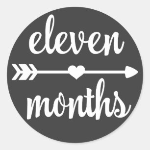 Bébé Onze Mois Stickers Jalon