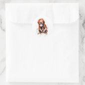 Bebé Orangután Ronde Sticker (Tas)