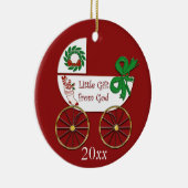 Bébé ornement de Noël Petit cadeau de Dieu (Droite)