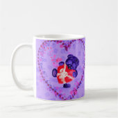 Bébé Ours avec Coeur Mug Cadeau (Gauche)