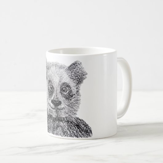 Bébé Panda Dessiner la Mug (Devant droit)