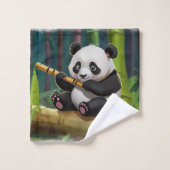 Bébé Panda Ours Art pour enfants (Gant de toilette)