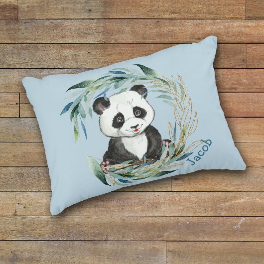 Bébé Panda Ours en Coussin d'accissement de la crè