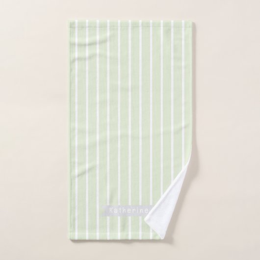 Bébé Pastel Grandes Tons Vert serviette (Serviette à main)