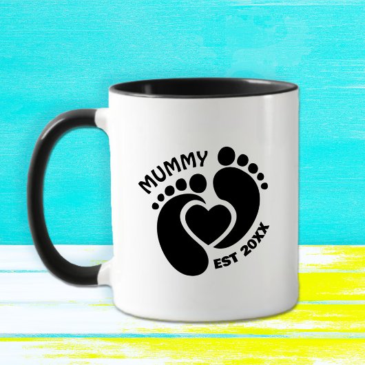 Bébé pattes Mug pour maman