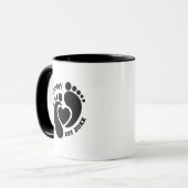 Bébé pattes Mug pour maman (Devant gauche)
