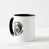 Bébé pattes Mug pour papa (Devant gauche)