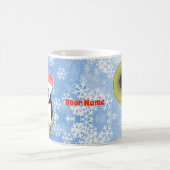 Bébé Penguin Tuba Mug de Noël sur mesure (Centre)