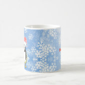 Bébé Penguin Tuba Mug de Noël sur mesure (Centre)