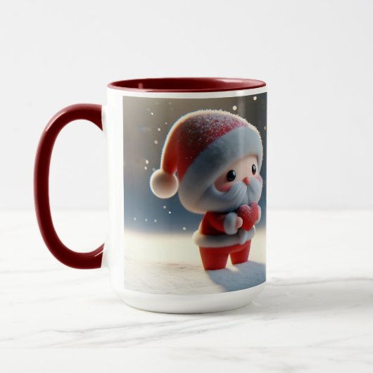 Bébé Père Noël Mug (Gauche)