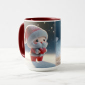 Bébé Père Noël Mug (Devant gauche)