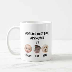 Bébé personnalisé visage Mug pour papa Pères perso