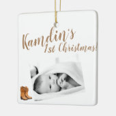 Bébé personnalisé XMAS Ornement d'été Pays mer (Gauche)