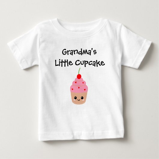 Bébé Petit gâteau de grand-mère, T-shirt mignon pour bé (Devant)