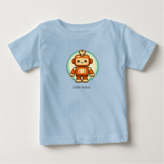 Bébé Petit Robot Mignon Rétro Kawaii T-Shirt pour Tout-