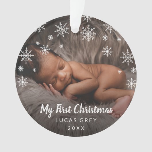 Bébé Photo Mon premier Noël (devant)